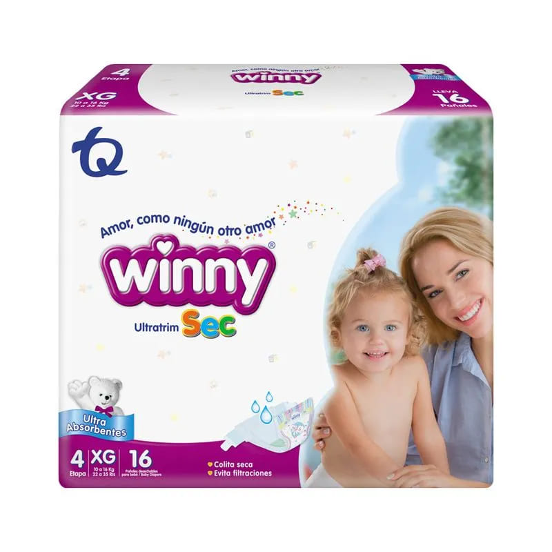 PAÑAL WINNY ULT/SEC ET/4 16