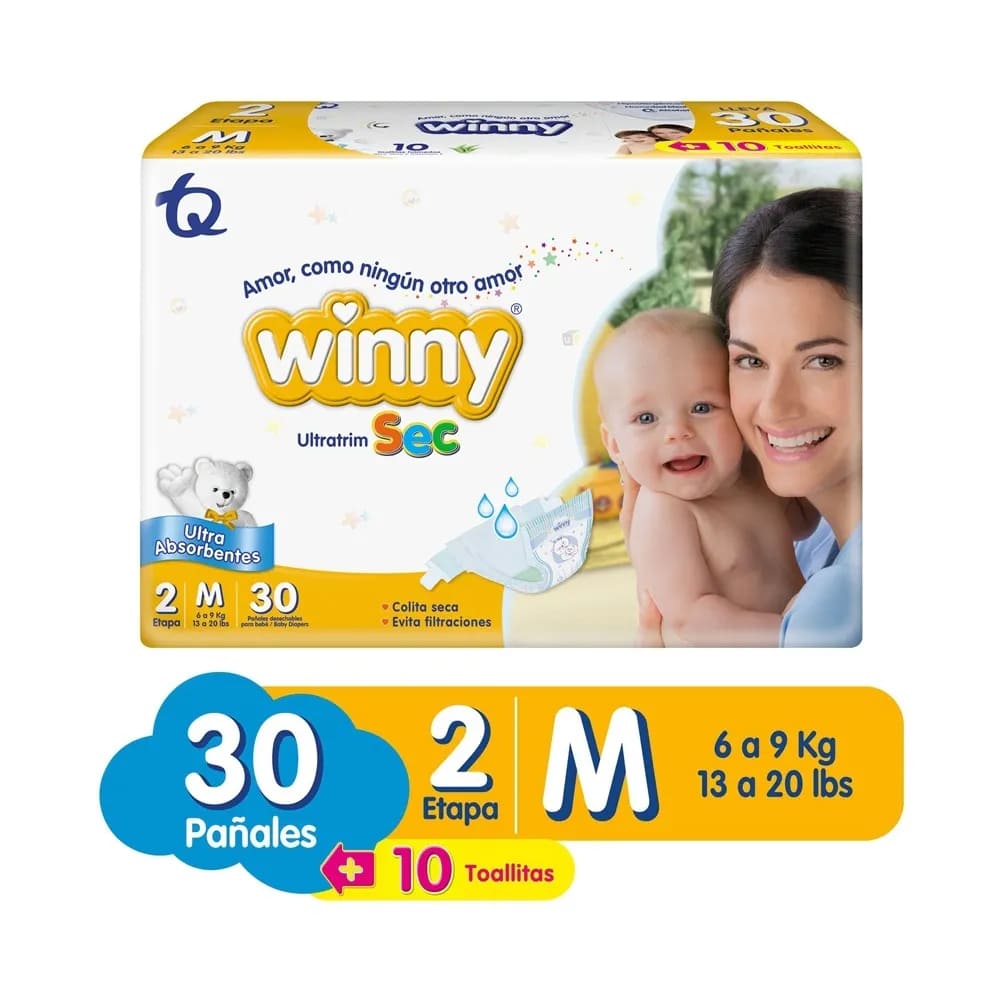 PAÑAL WINNY ULT/SEC ET/2 30