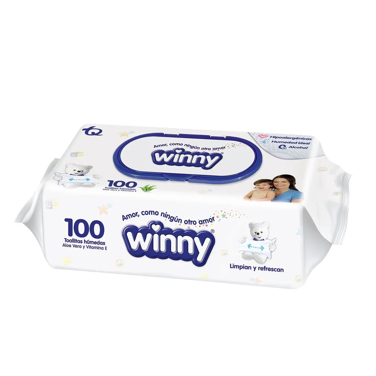 TOALLA HUMEDAS WINNY X 100 UNDS
