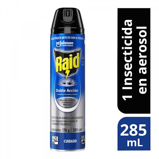 RAID AEROSOL DOBLE ACCION *285 CC