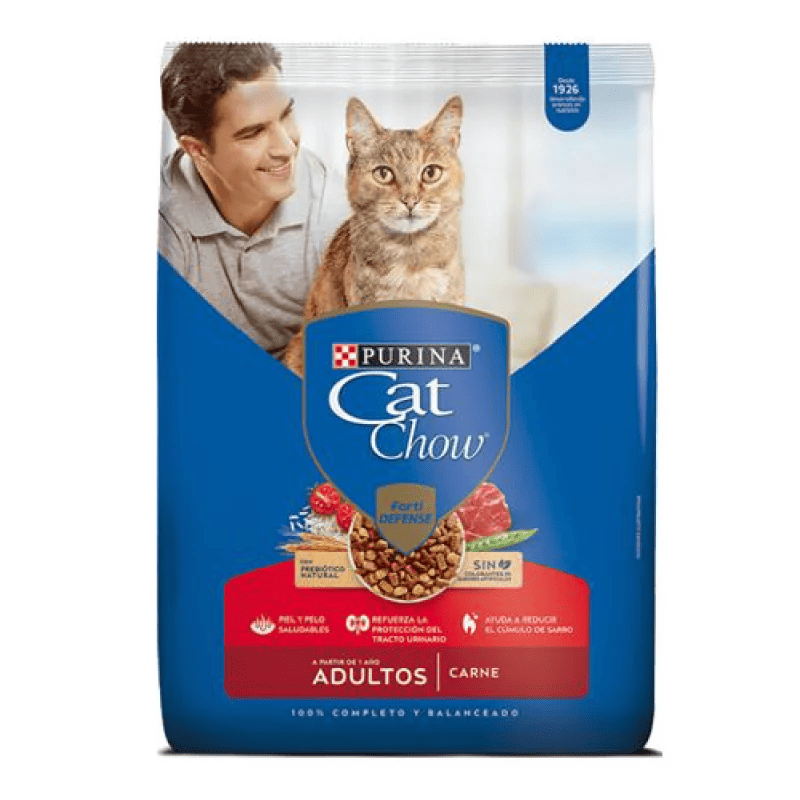 CUIDO CAT CHOW ADULTO CARNE PREB X 500 GR