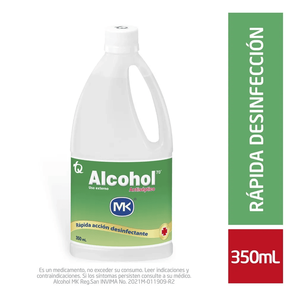 ALCOHOL ANTISEPTICO MK X 350 ML