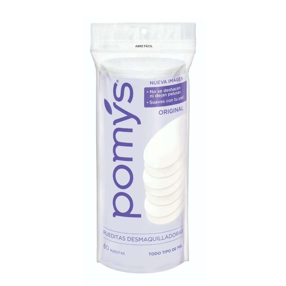 RUEDITAS DESMAQUILLADORAS POMYS 60