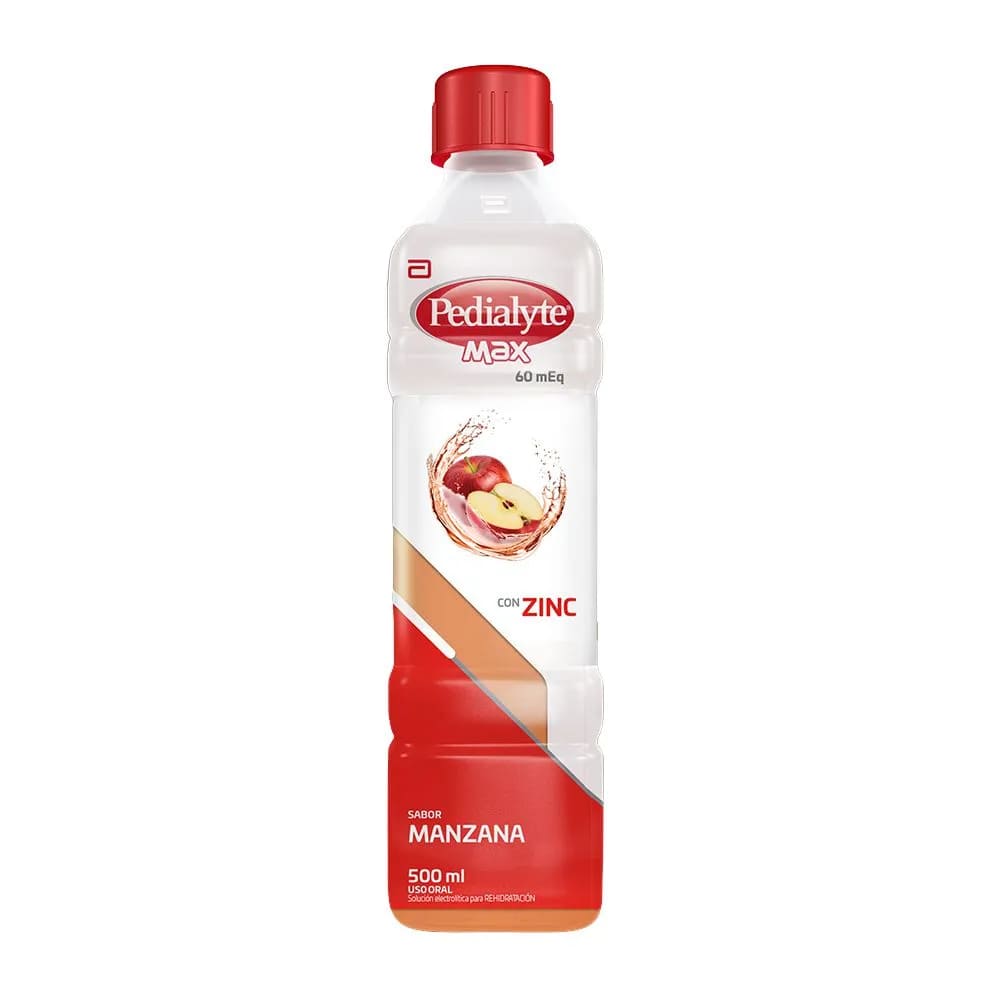SUERO PEDIALYTE MAX MANZANA 500