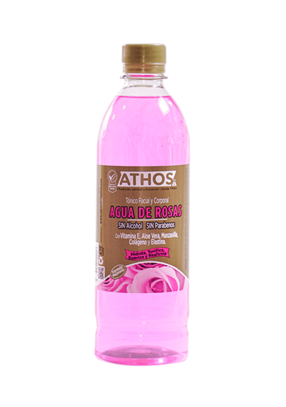 AGUA ATHOS D ROSAS*500ML