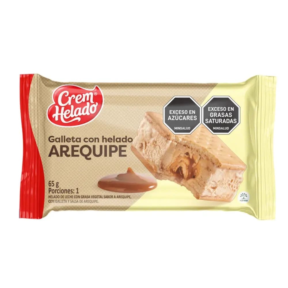 GALLETA CREM HELADO AREQUIPE*65GR