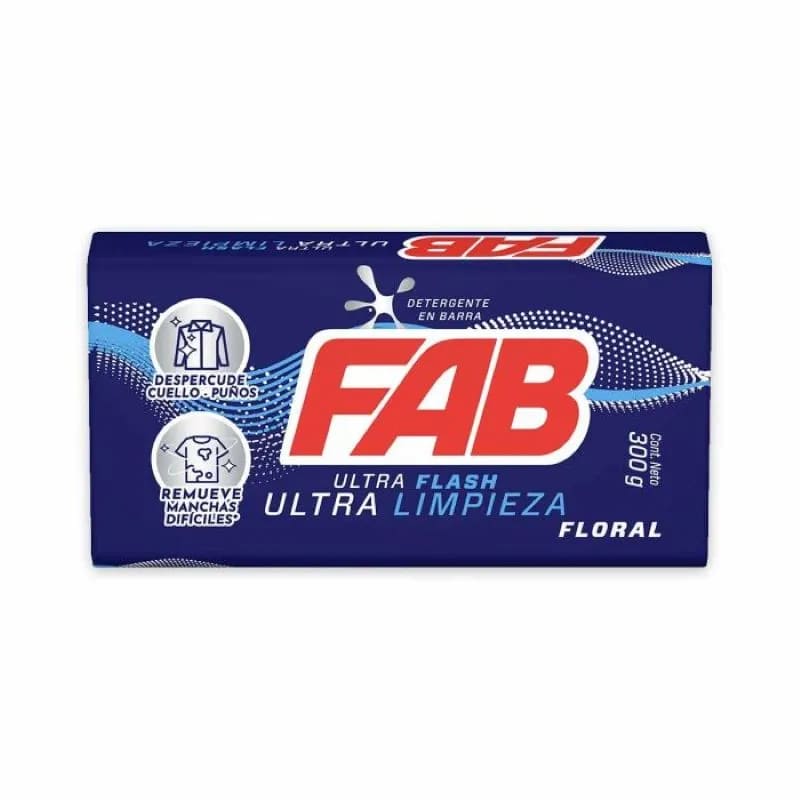 JABON FAB BARRA ULTRA FLASH*300GR