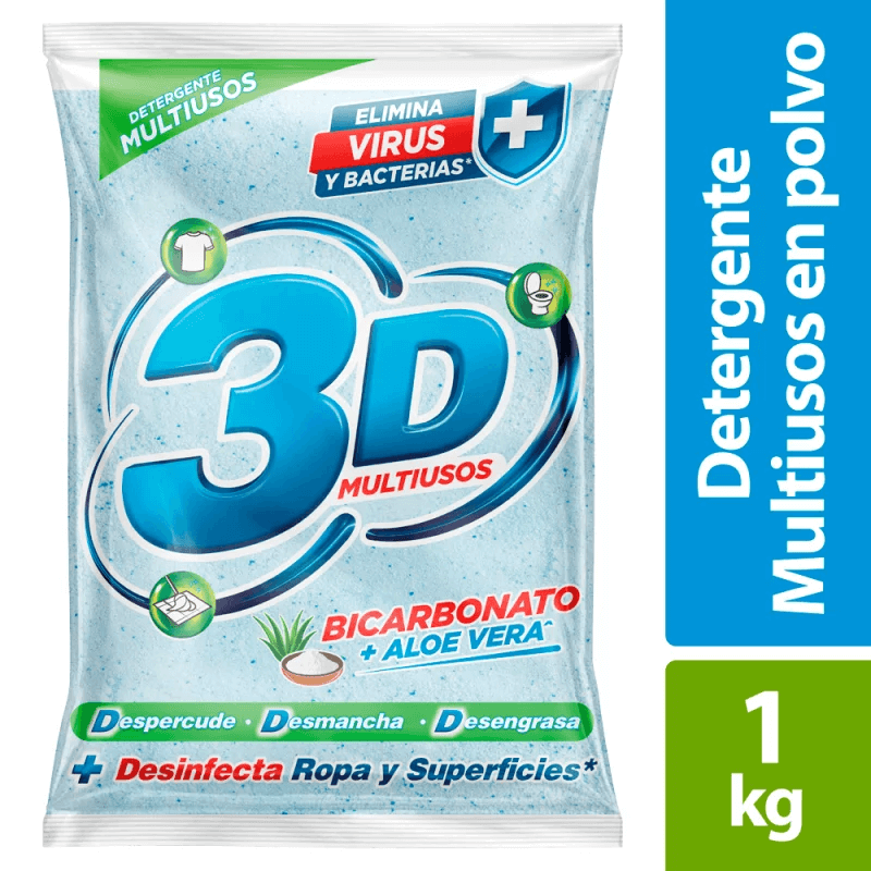 DETERGENTE 3 D * 1000GR