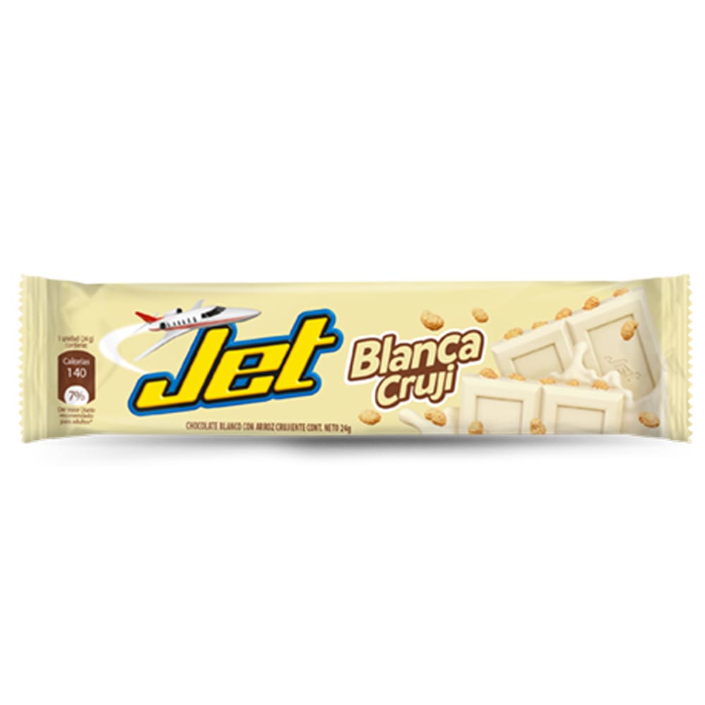 CHOCOLATINA JET BLANCA CRUJI*24GR