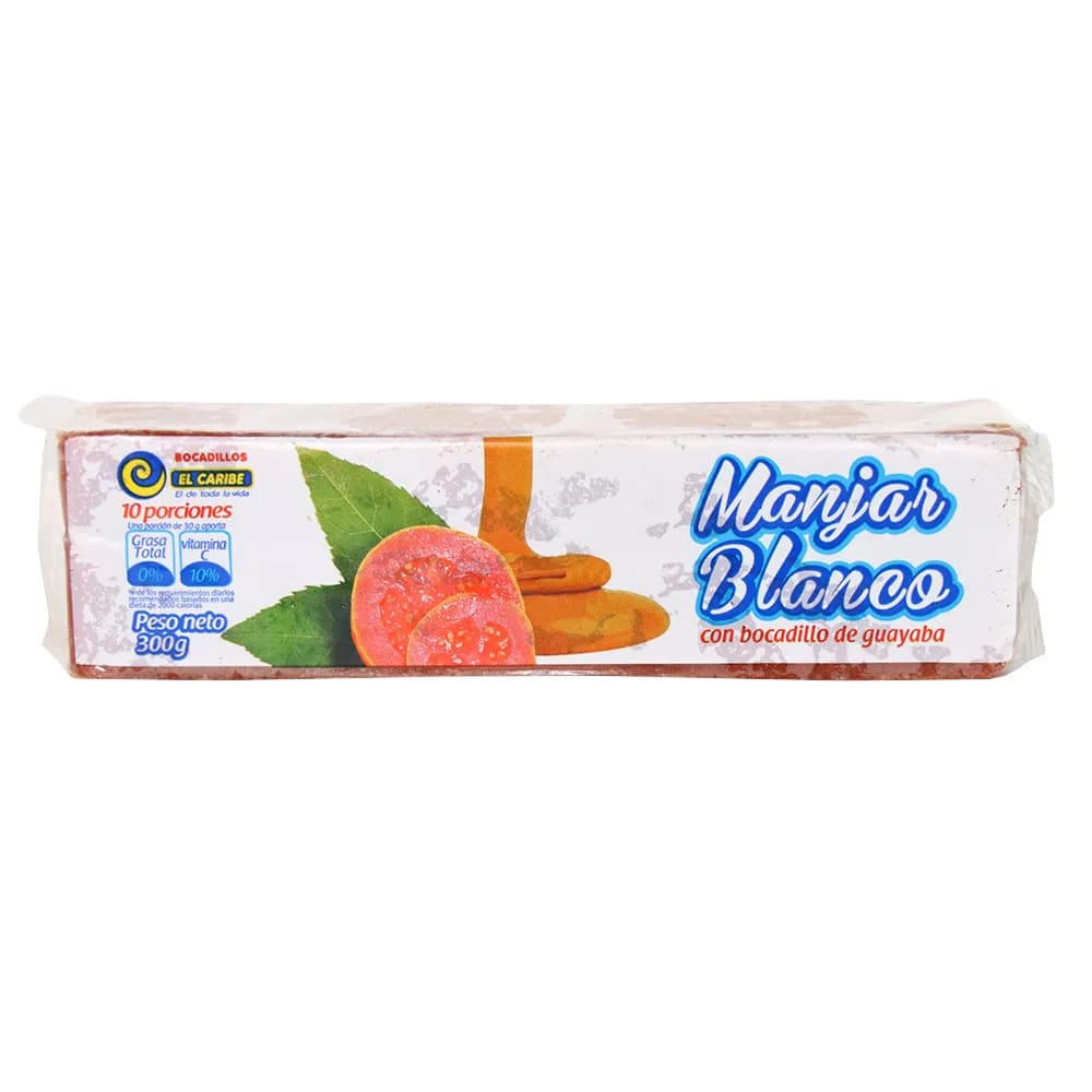 BOCADILLO EL CARIBE MANJAR BLAN*300