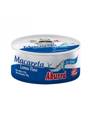 MACARELA ABURRA AGUA LOMO FI*150G