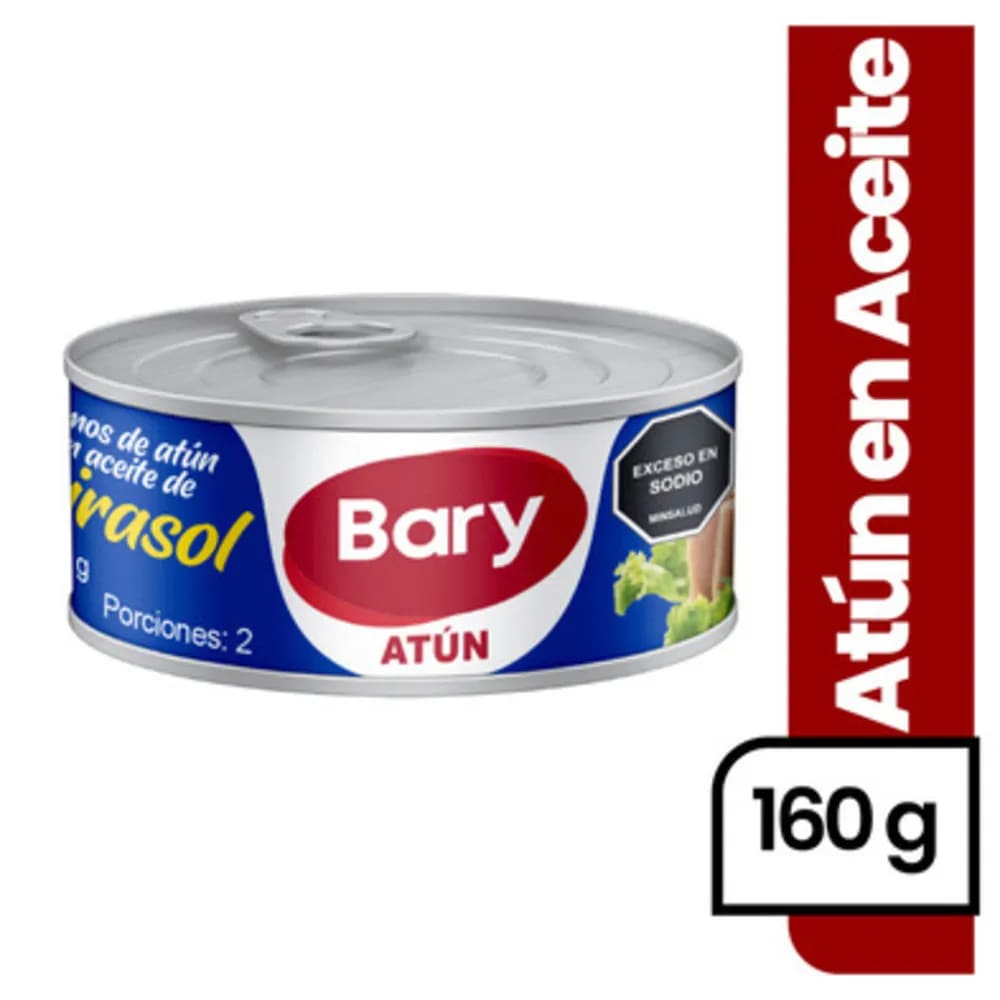 ATUN BARY EN AGUA*160G