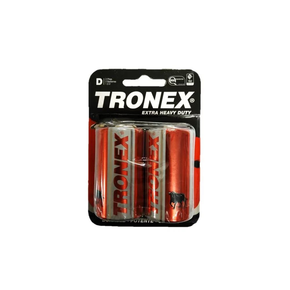 PILAS TRONEX ROJA D BLISTER GDE*2
