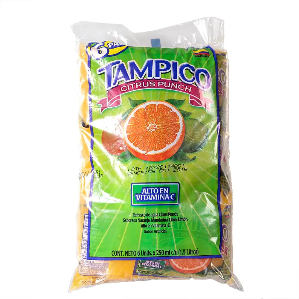 TAMPICO BOL*250ML*6U