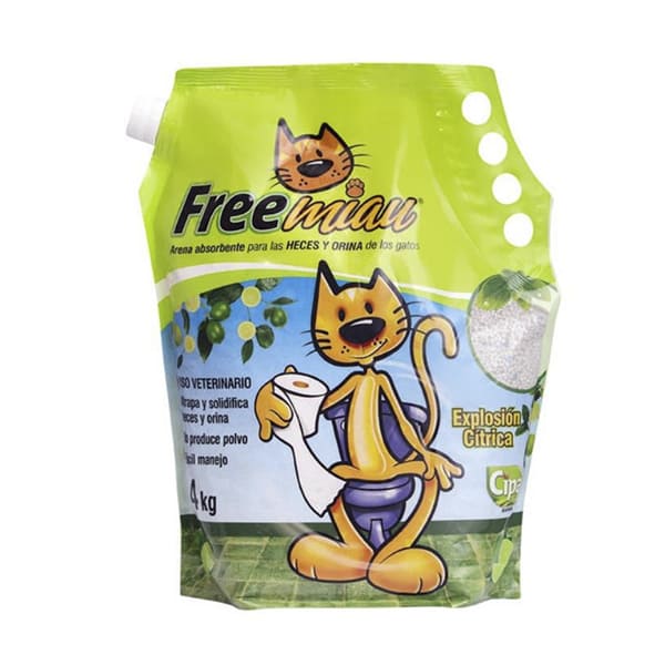 ARENA FREEMIAU CITRICA GATOS*4KG
