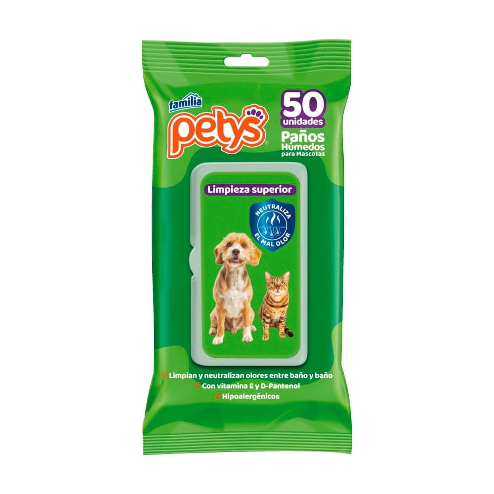 PAÑITOS PETYS ESENCIAL*50U